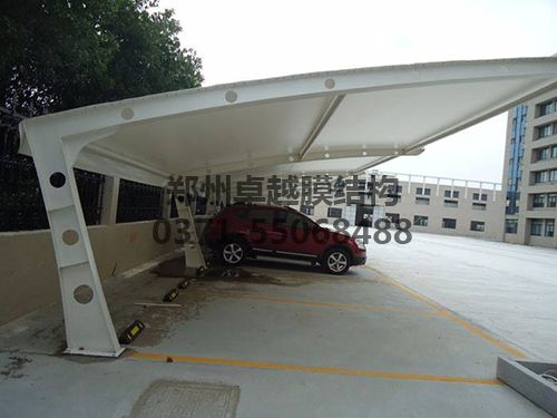 某小區7字型膜結構車棚