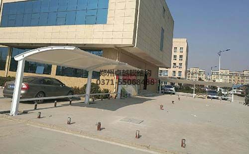 新鄉原陽縣中醫院膜結構車棚