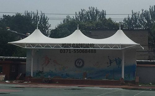 秦皇島職業技術學院膜結構看臺