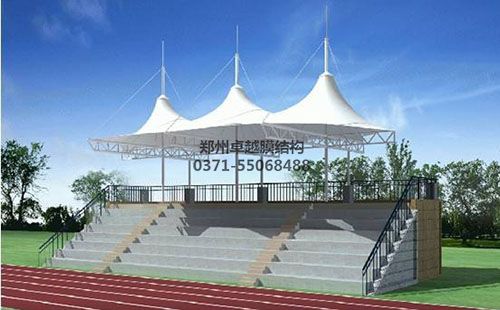 石家莊獲鹿鎮中學膜結構看臺