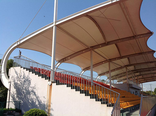 鄭州城市職業學院膜結構看臺