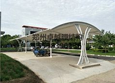 鄭州中原區五龍口污水廠膜結構車棚