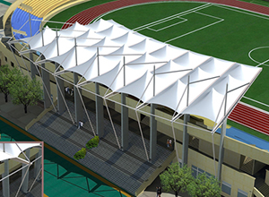 漯河膜結構看臺【漯河食品職業學院等】設計方案