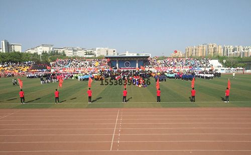 河南城建學院膜結構看臺現狀