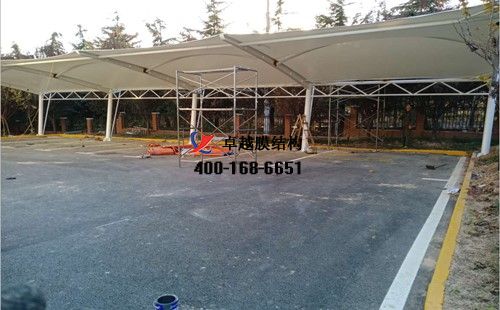 鄭州廣武管理處膜結構車棚/頂棚項目工程動態