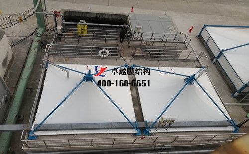 安徽華廈碧水淮北金蟾污水池反吊膜項目工程動態