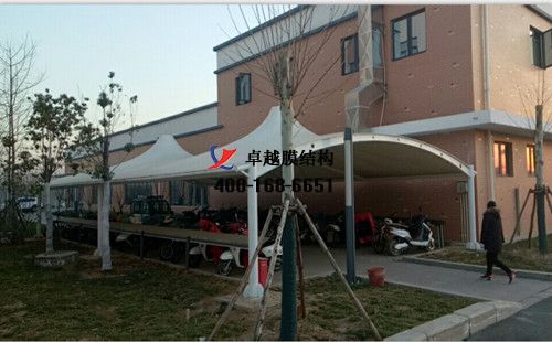 鄭州雙橋污水處理廠膜結構車棚/頂棚項目工程動態