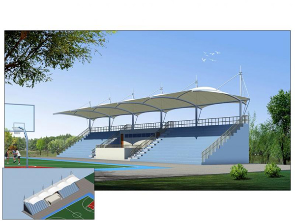 宜春市張拉膜看臺【工程案例】專業生產廠家