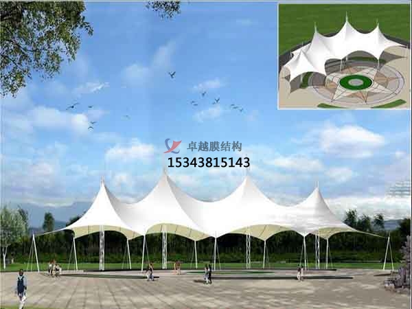 阿圖什張拉<font color='red'>膜結構景觀</font>設計施工【案例圖片】