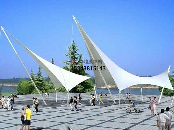 惠州<font color='red'>張拉膜結構</font>景觀設計施工【案例圖片】