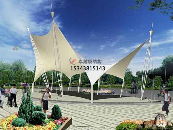 焦作<font color='red'>張拉膜結構</font>景觀小品【案例圖片】