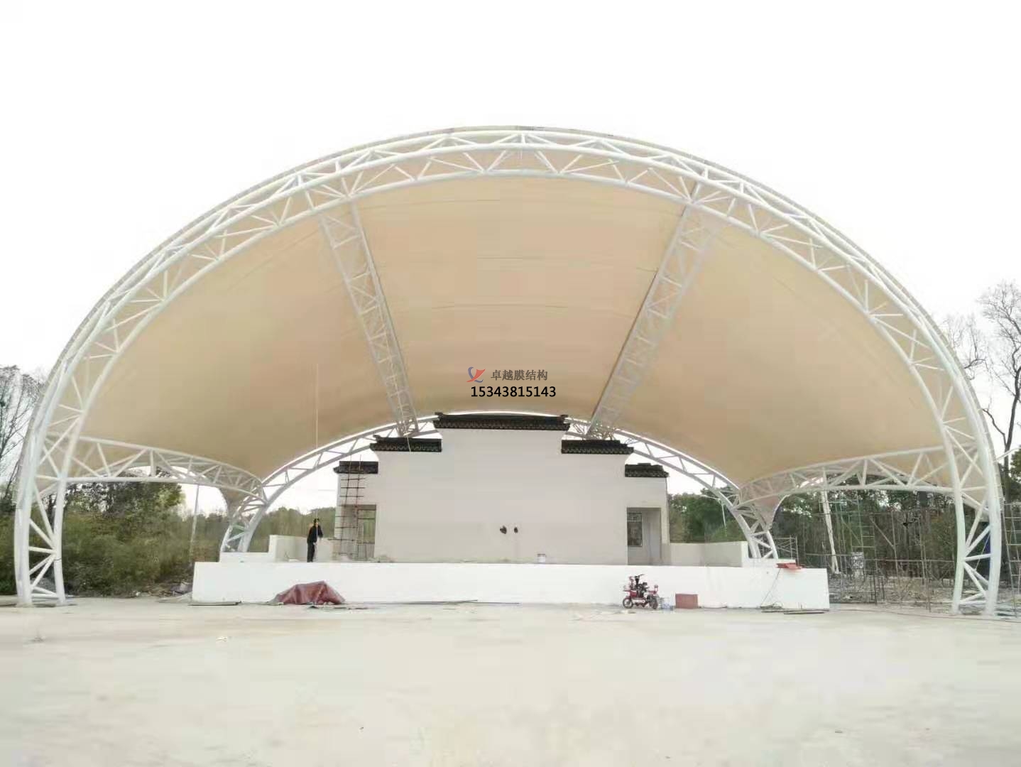 巴中膜結構舞臺【生產設計】