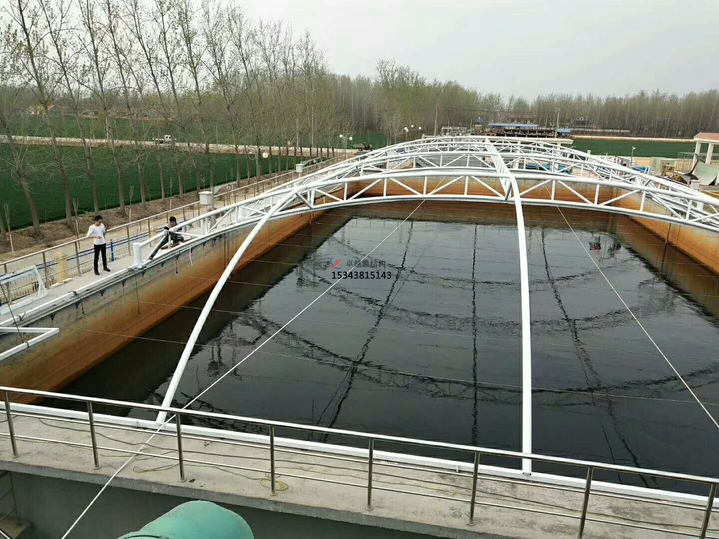 朔州市污水池加蓋膜結構遮陽棚【生產銷售】
