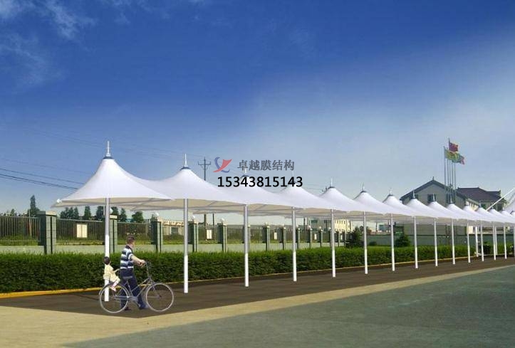 邵陽膜結構景觀罩棚/頂棚/膜結構景觀傘，涼亭設計【案例圖片】