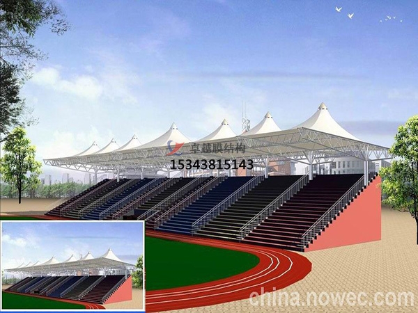 廣州市看臺膜結構遮陽棚【生產銷售】 　　