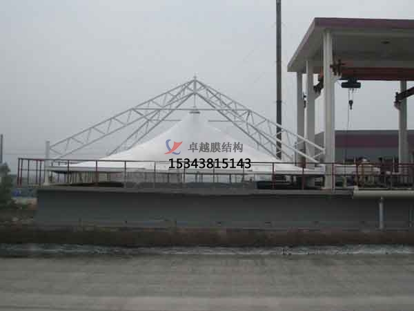 銀川市污水池加蓋圖片/膜結構罩棚案例、設計