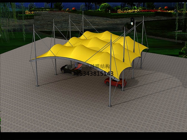 深圳膜結構車棚遮陽棚【生產設計】