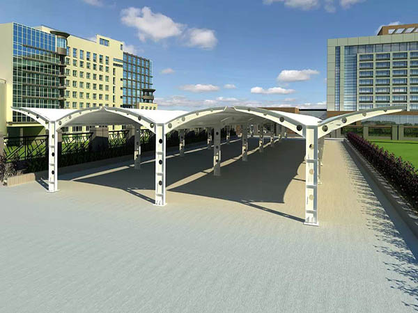 內蒙古膜結構充電站【車棚廠家】