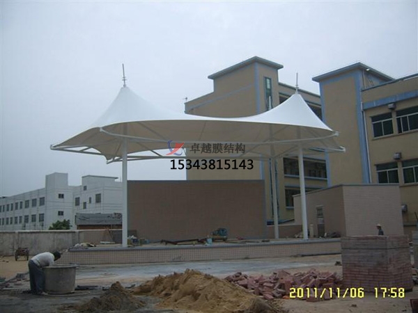 安鄉體育場看臺膜結構/舞臺罩棚【設計安裝】