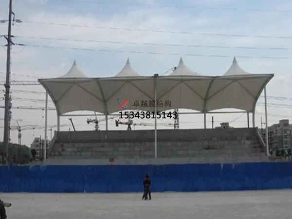 柏鄉體育場看臺膜結構/舞臺罩棚【設計安裝】