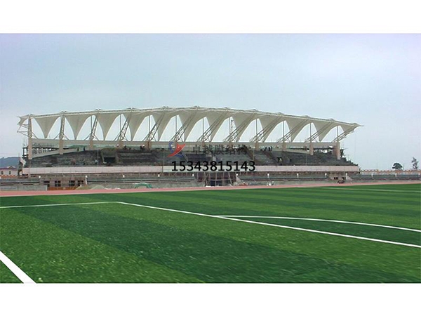 監利膜結構看臺雨棚設計生產安裝