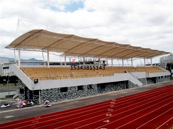 酒泉膜結構看臺雨棚生產設計安裝