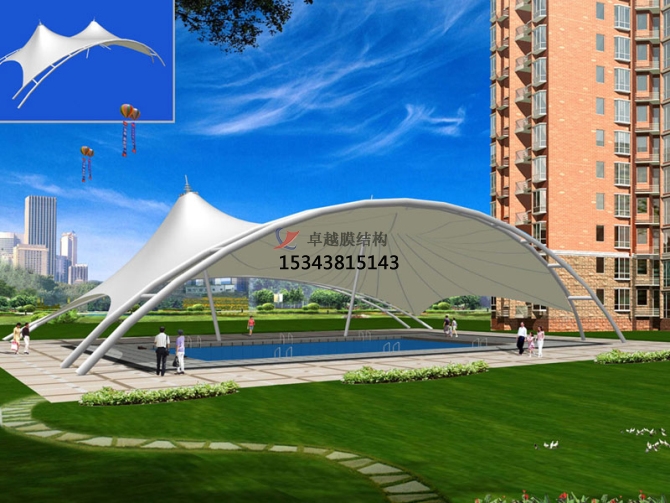 長葛市膜結構看臺雨篷/主席臺/舞臺安裝專業生產廠家