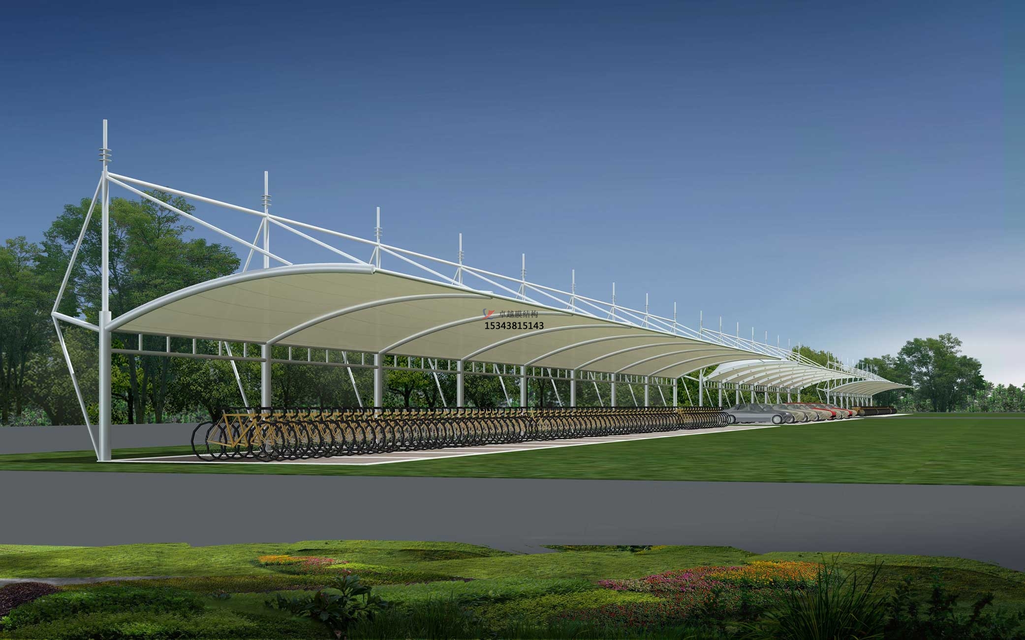 蘇州市張拉膜車棚專業生產廠家