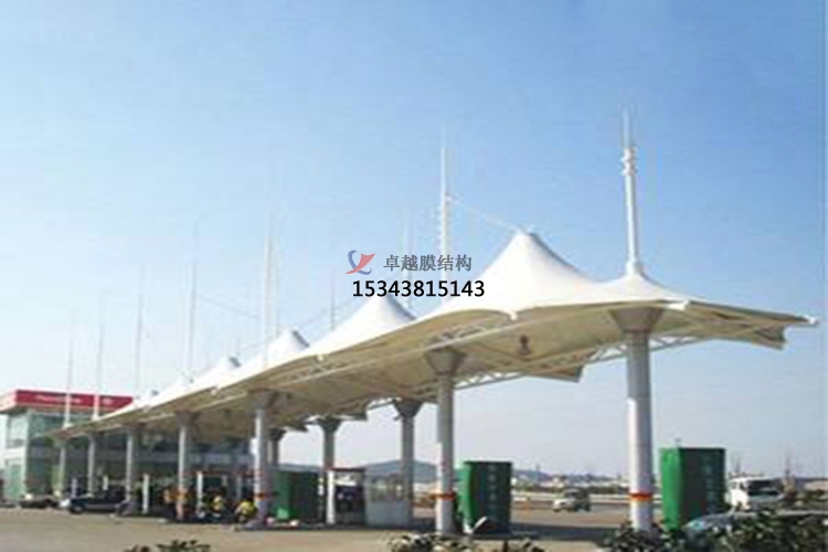 咸陽加油站罩棚施工/加氣站雨棚設計安裝生產廠家