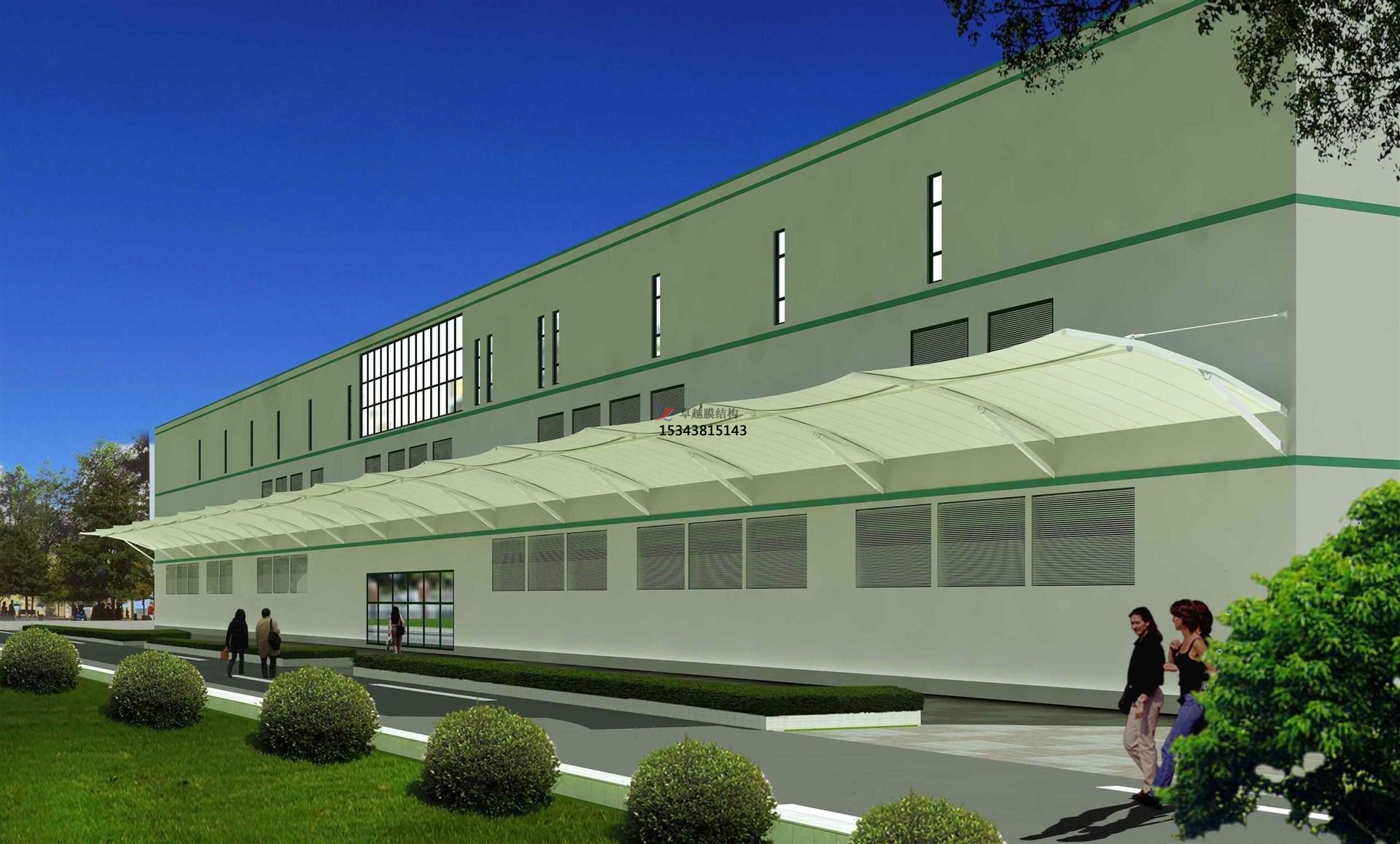 北京商業廣場雨棚搭建