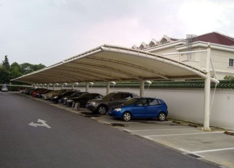 膜結(jié)構(gòu)車棚是否是精品？看清楚了，再掏錢購買哦。