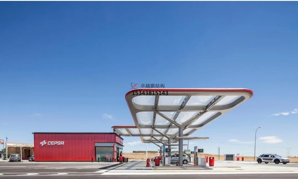 加油站膜結構的優勢
