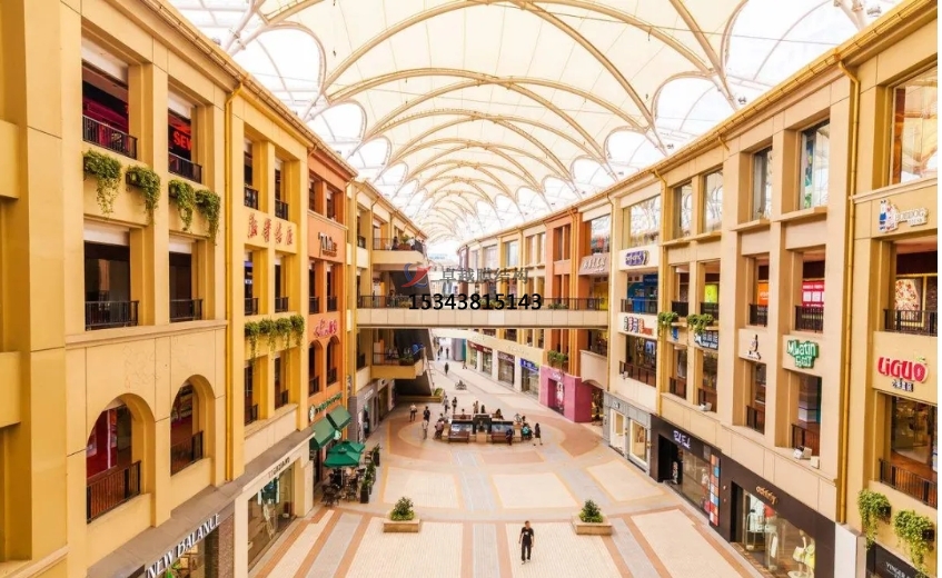 4種商業街膜結構應用的形式及其特點