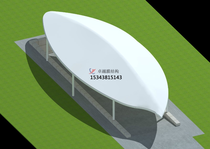 廊坊地下車庫出入口膜結構——廊坊膜結構公司【專業廠家】