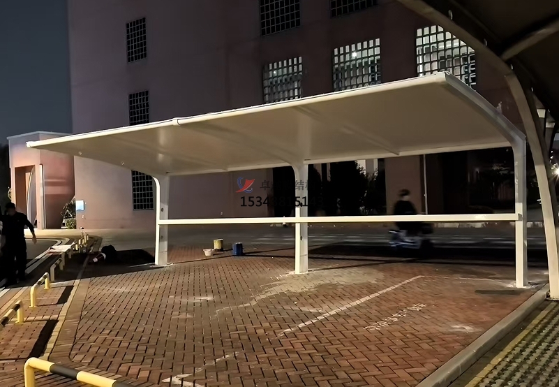 浙江藥科職業大學奉化校區膜結構車棚