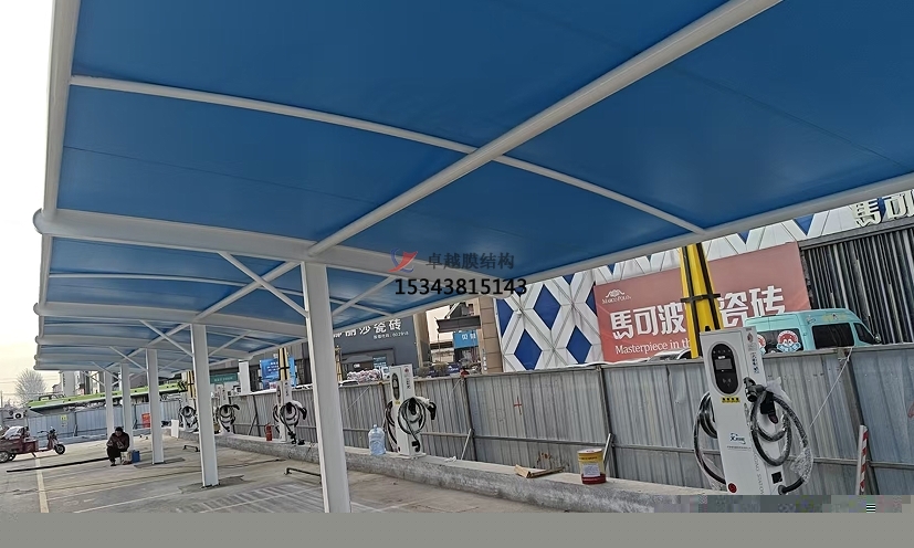 許昌居然之家膜結構車棚