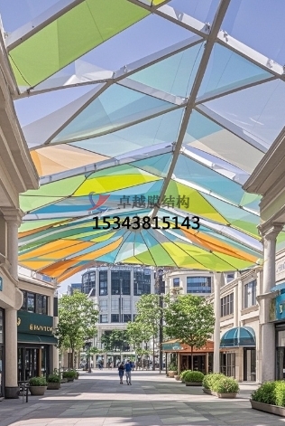 商業街膜結構天幕是什么
