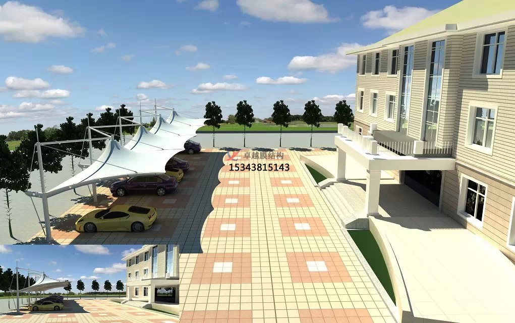 淮安膜結構公司【索膜結構停車場】淮安膜結構廠家